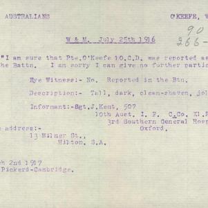 Soldier packet page