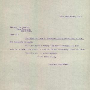 Soldier packet page