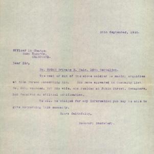 Soldier packet page