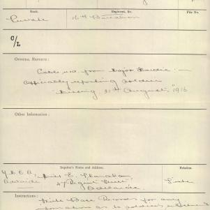 Soldier packet page