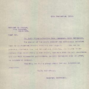 Soldier packet page