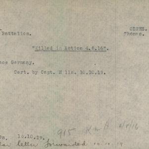 Soldier packet page