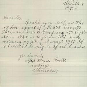Soldier packet page