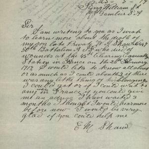 Soldier packet page