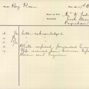 Soldier packet page