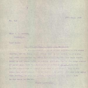 Soldier packet page