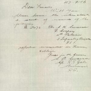 Soldier packet page