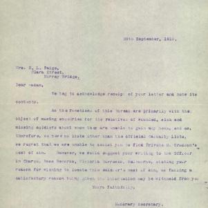 Soldier packet page