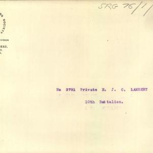 Soldier packet page
