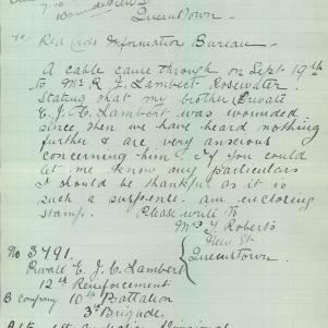 Soldier packet page