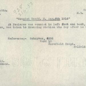 Soldier packet page