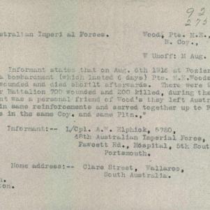 Soldier packet page