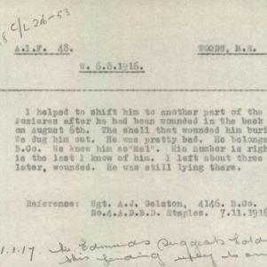 Soldier packet page