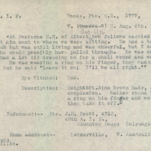 Soldier packet page