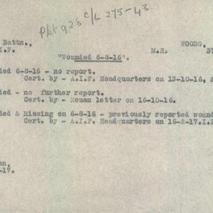 Soldier packet page