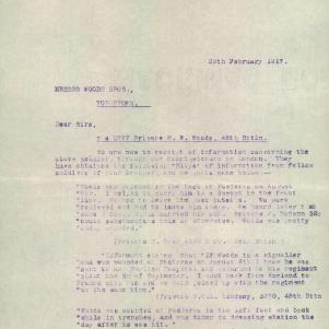 Soldier packet page