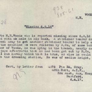 Soldier packet page