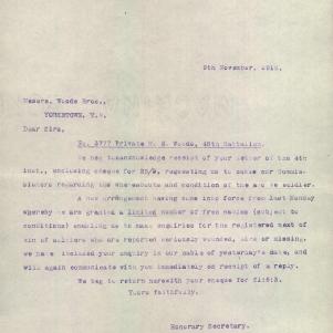Soldier packet page
