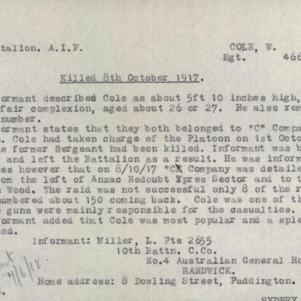 Soldier packet page