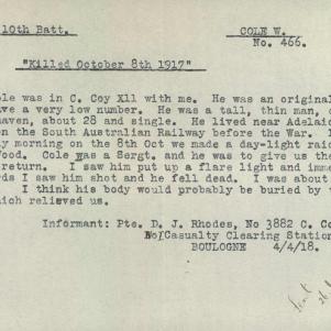 Soldier packet page
