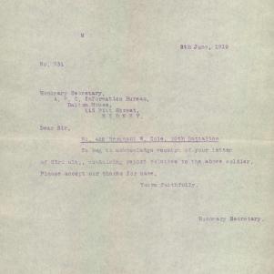 Soldier packet page