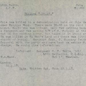 Soldier packet page