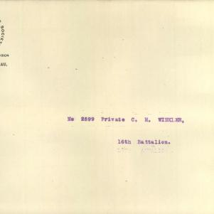 Soldier packet page