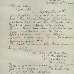 Soldier packet page
