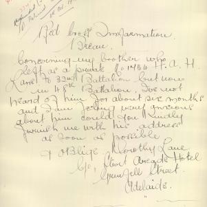 Soldier packet page