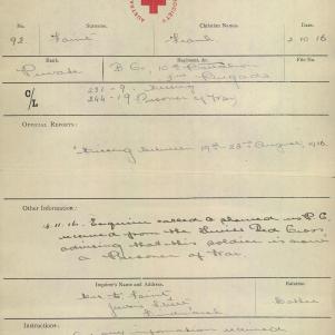Soldier packet page