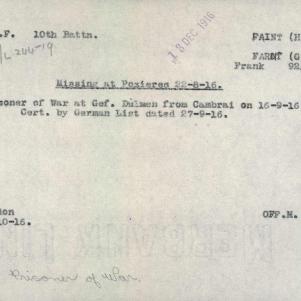 Soldier packet page