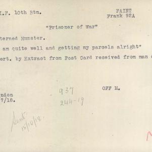 Soldier packet page