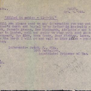 Soldier packet page
