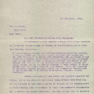 Soldier packet page
