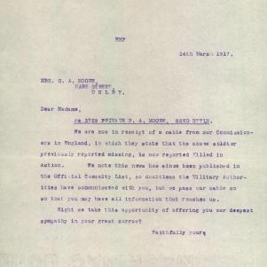 Soldier packet page