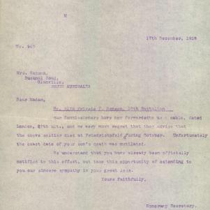 Soldier packet page