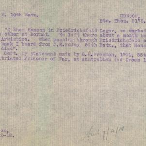 Soldier packet page
