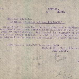 Soldier packet page
