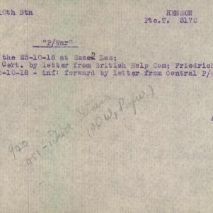 Soldier packet page
