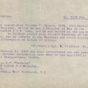 Soldier packet page