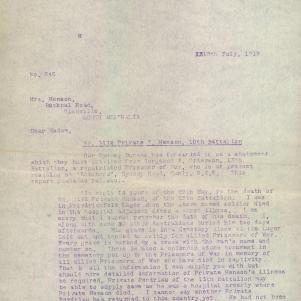 Soldier packet page