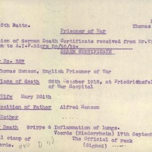 Soldier packet page