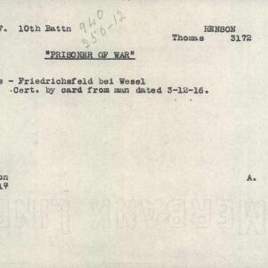 Soldier packet page