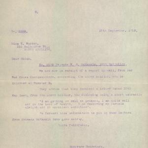 Soldier packet page
