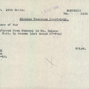 Soldier packet page