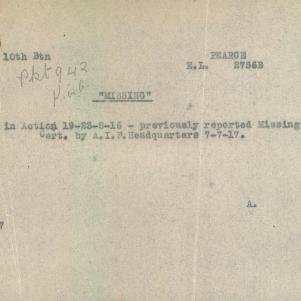 Soldier packet page