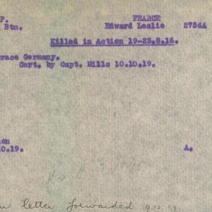 Soldier packet page