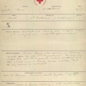 Soldier packet page