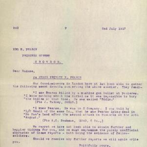 Soldier packet page