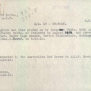 Soldier packet page